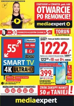 Pogląd gazetki "Mediaexpert promocje - Otwarcie po remoncie Toruń" ze sklepu Mediaexpert ważnej od 28.05.2026