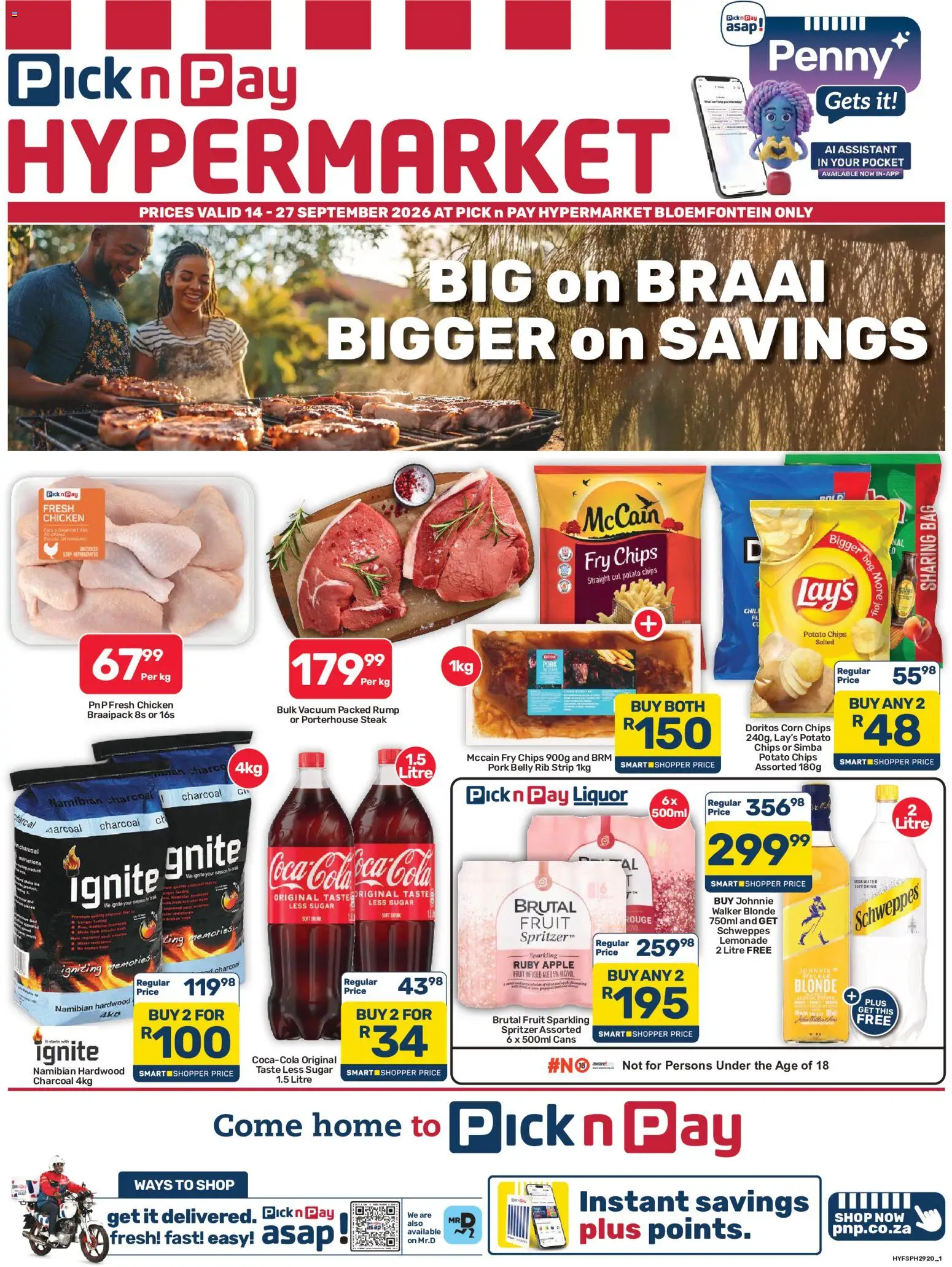 Preview of Pick n Pay flyer valid from 14/09/2026