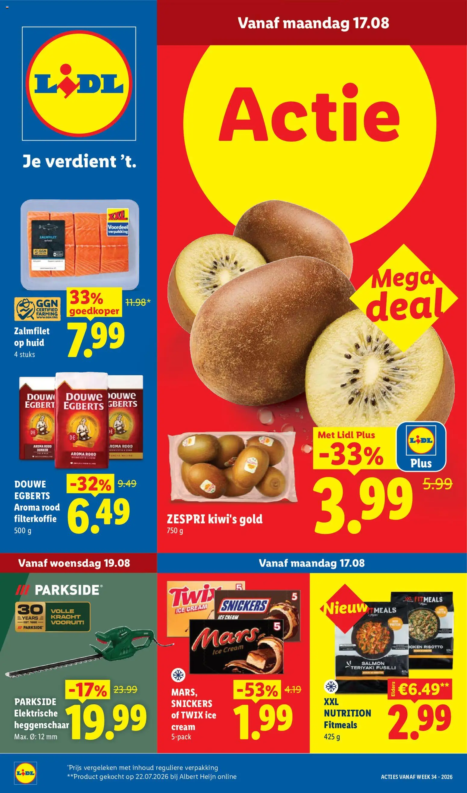 Voorbeeld van Lidl folder week 34 van winkel Lidl geldig vanaf 17-08-2026
