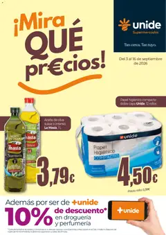 Vista previa del folleto de la tienda Unide válido desde el 03/09/2026 
