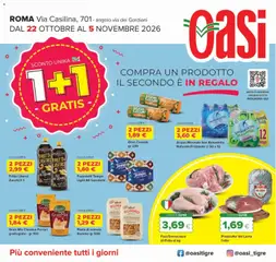 Anteprima dell'opuscolo Oasi volantino Roma dal negozio Oasi valido da 22/10/2026
