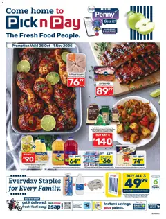 Preview of Pick n Pay flyer valid from 26/10/2026