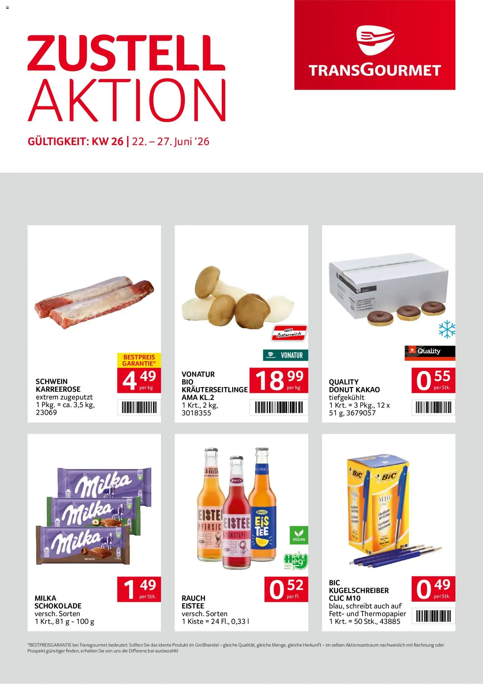 Vorschau der Angebote: Transgourmet Broschüre gültig ab 22.06.2026