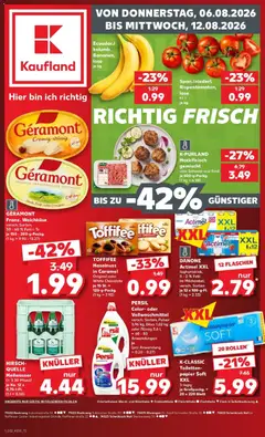 Vorschau von dem Prospekt des Geschäftes Kaufland, gültig ab dem 06.08.2026