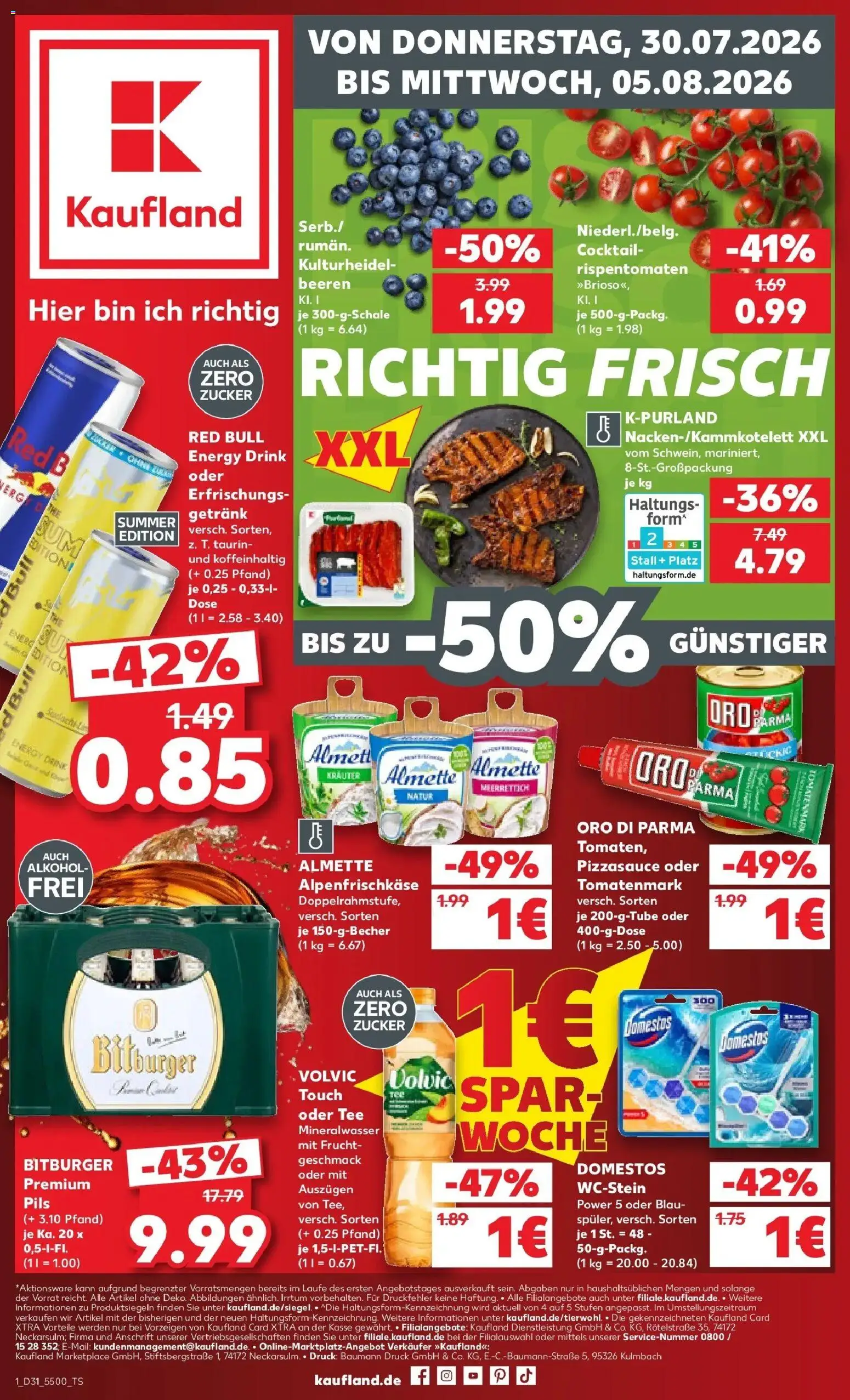 Vorschau von dem Prospekt des Geschäftes Kaufland, gültig ab dem 30.07.2026