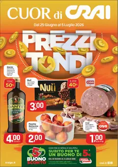 Anteprima dell'opuscolo CRAI volantino Cuor di Crai Alessandria dal negozio CRAI valido da 25/06/2026