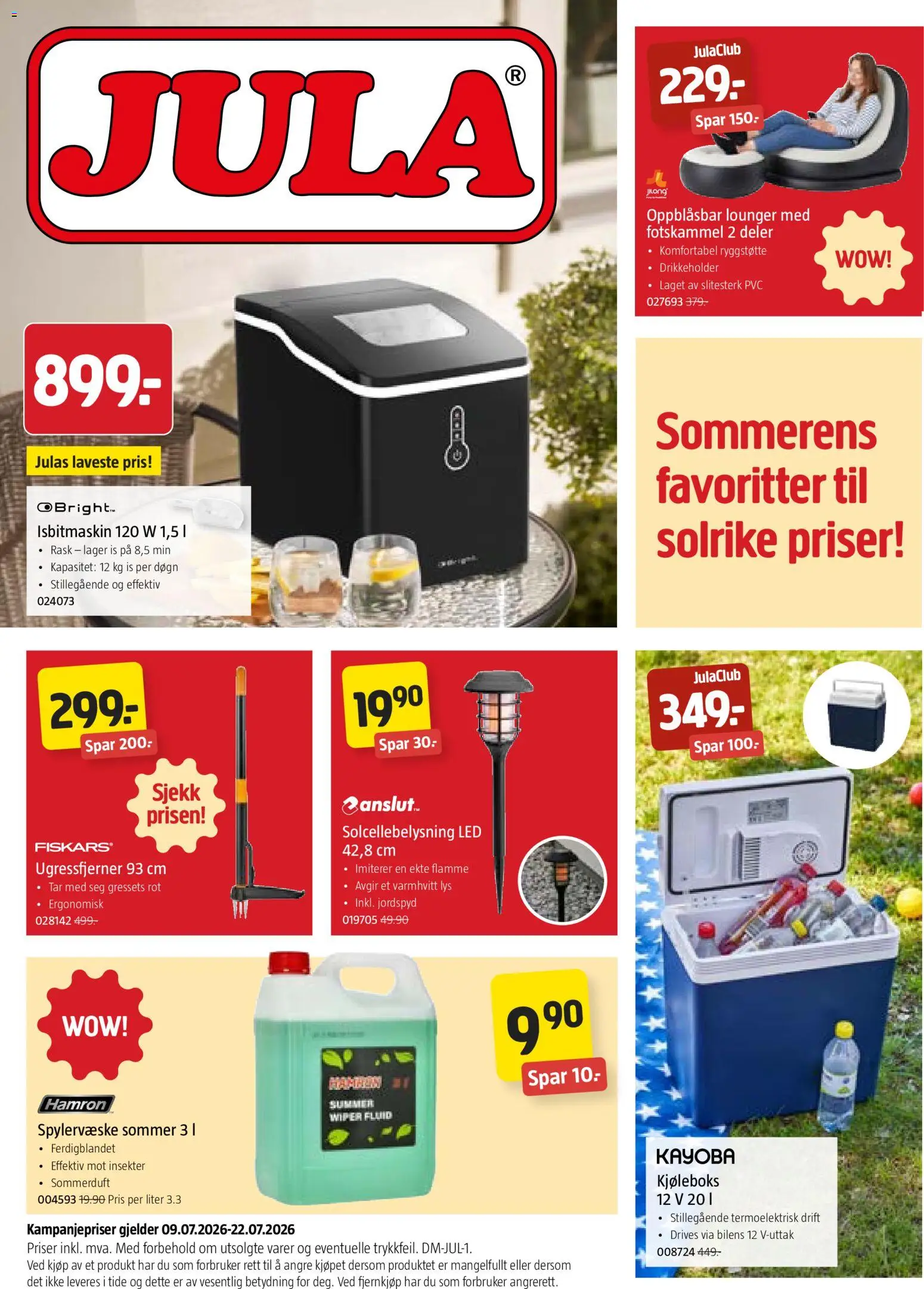 Forhåndsvis Jula kundeavis fra butikk Jula gyldig fra 09/07/2026