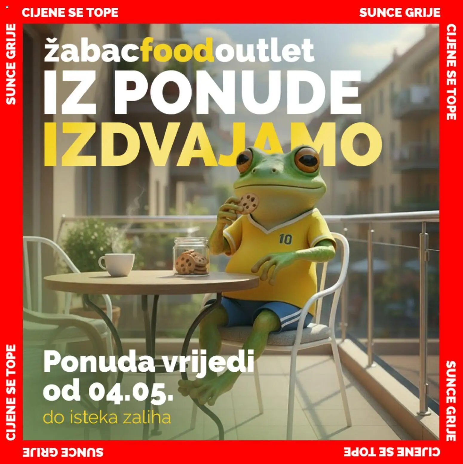 Pregled letka Žabac Katalog trgovine Žabac vrijedi od 04.05.2026