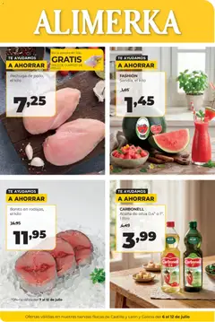 Vista previa del folleto de la tienda Alimerka válido desde el 06/07/2026 