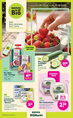 Vorschau der Angebote: Denns BioMarkt Denns BioMarkt Angebote gültig ab 20.05.2026