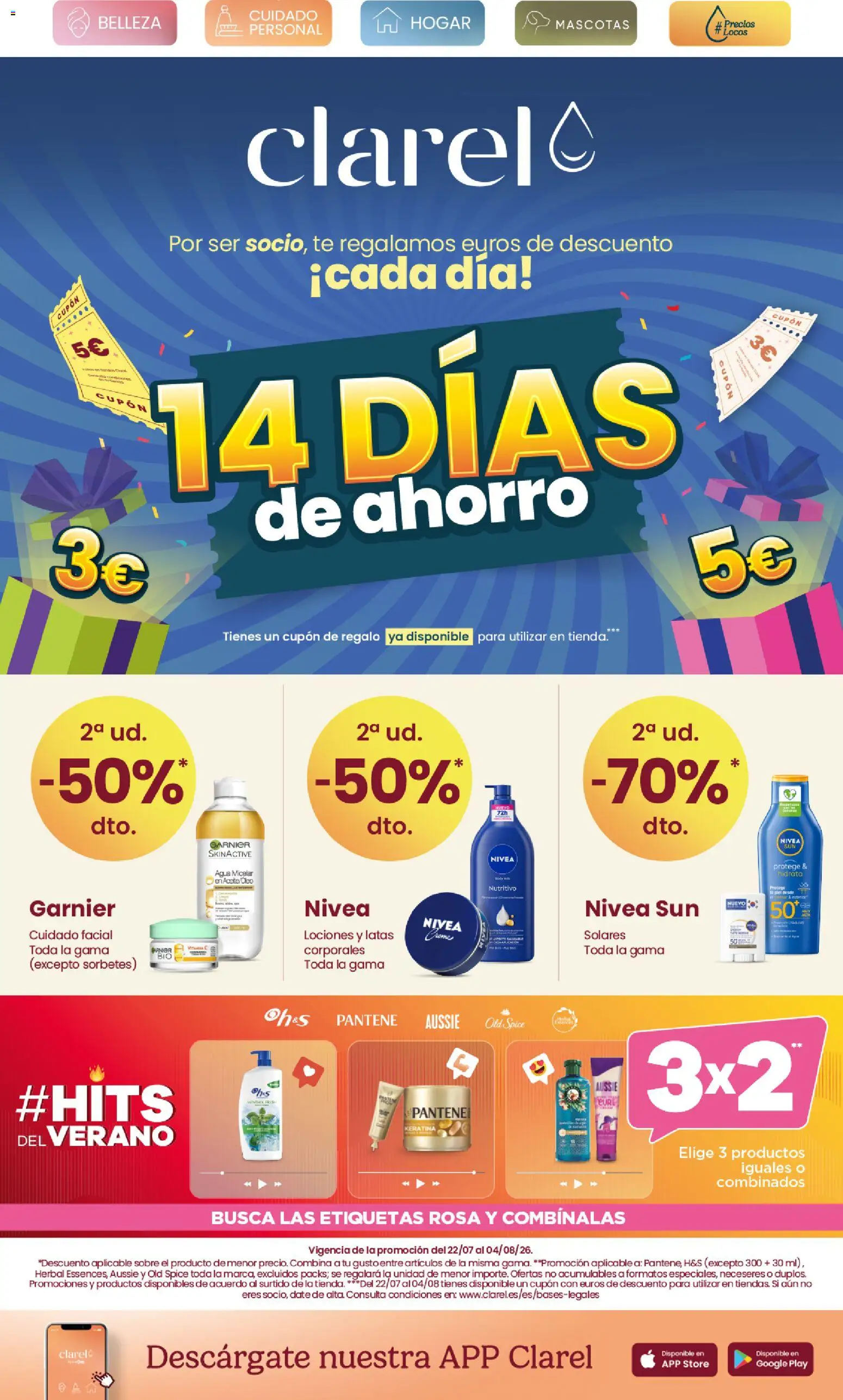 Vista previa del folleto de la tienda Clarel válido desde el 22/07/2026 