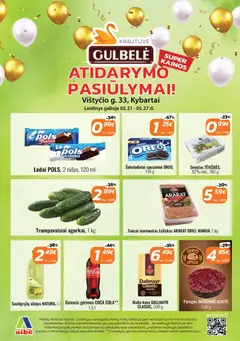 Gulbele parduotuvės leidinio Gulbele leidinys - Atidarymo pasiūlymas, Kybartai galiojančio nuo 2026.05.21 peržiūra