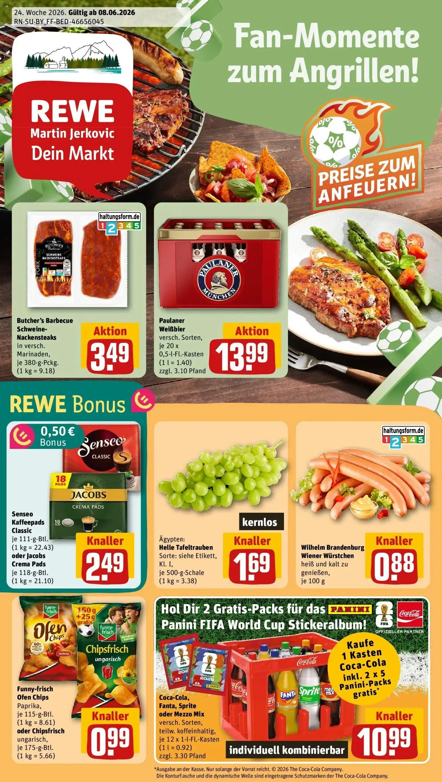 Vorschau von dem Prospekt des Geschäftes Rewe, gültig ab dem 07.06.2026