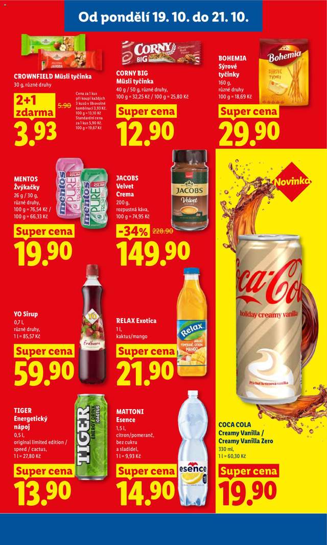 Nový Lidl leták od 19.10.