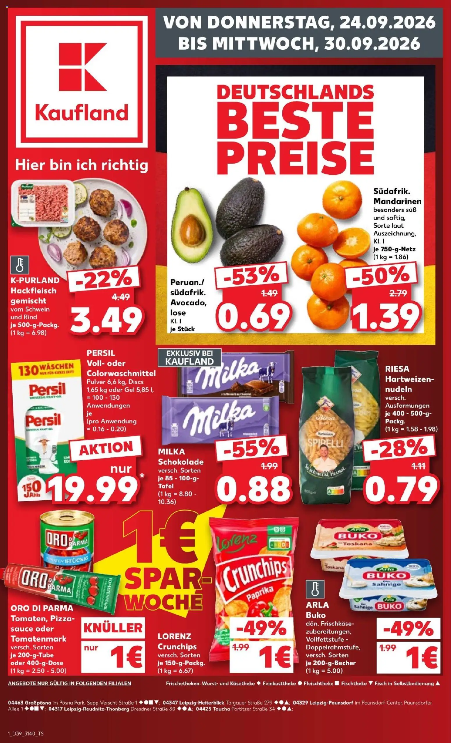 Vorschau von dem Prospekt des Geschäftes Kaufland, gültig ab dem 24.09.2026