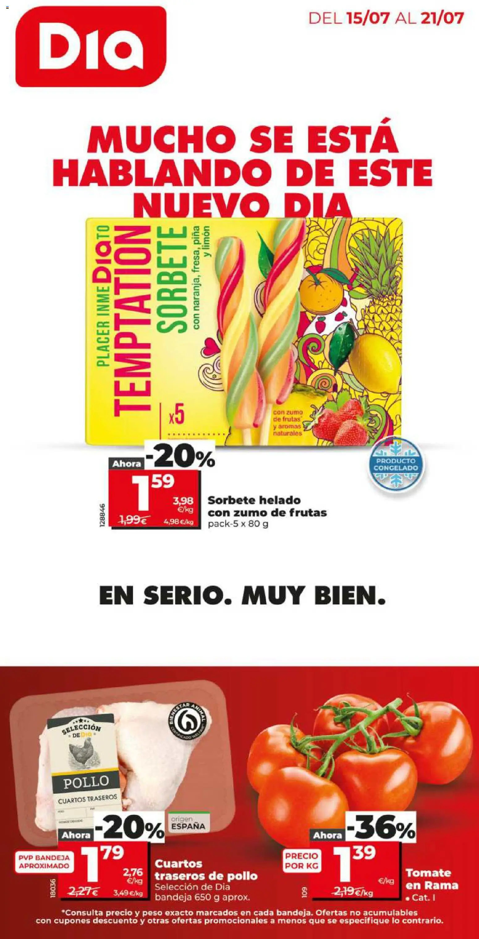 Vista previa del folleto de la tienda Dia válido desde el 15/07/2026 