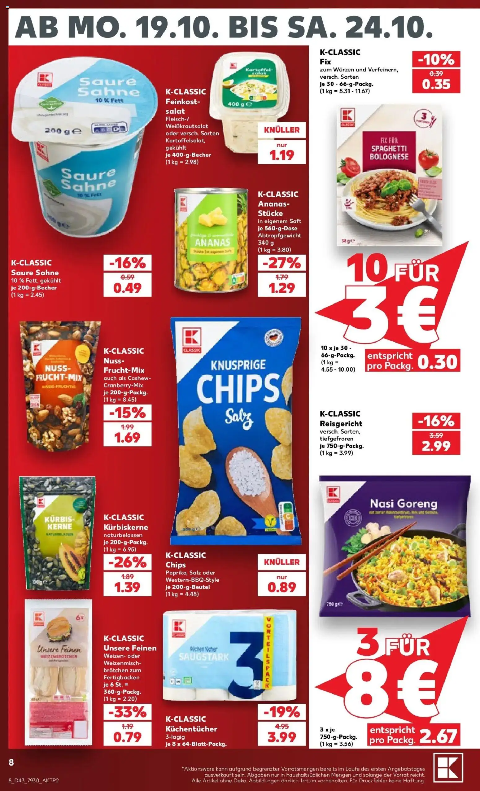 Vorschau von dem Prospekt des Geschäftes Kaufland, gültig ab dem 19.10.2026