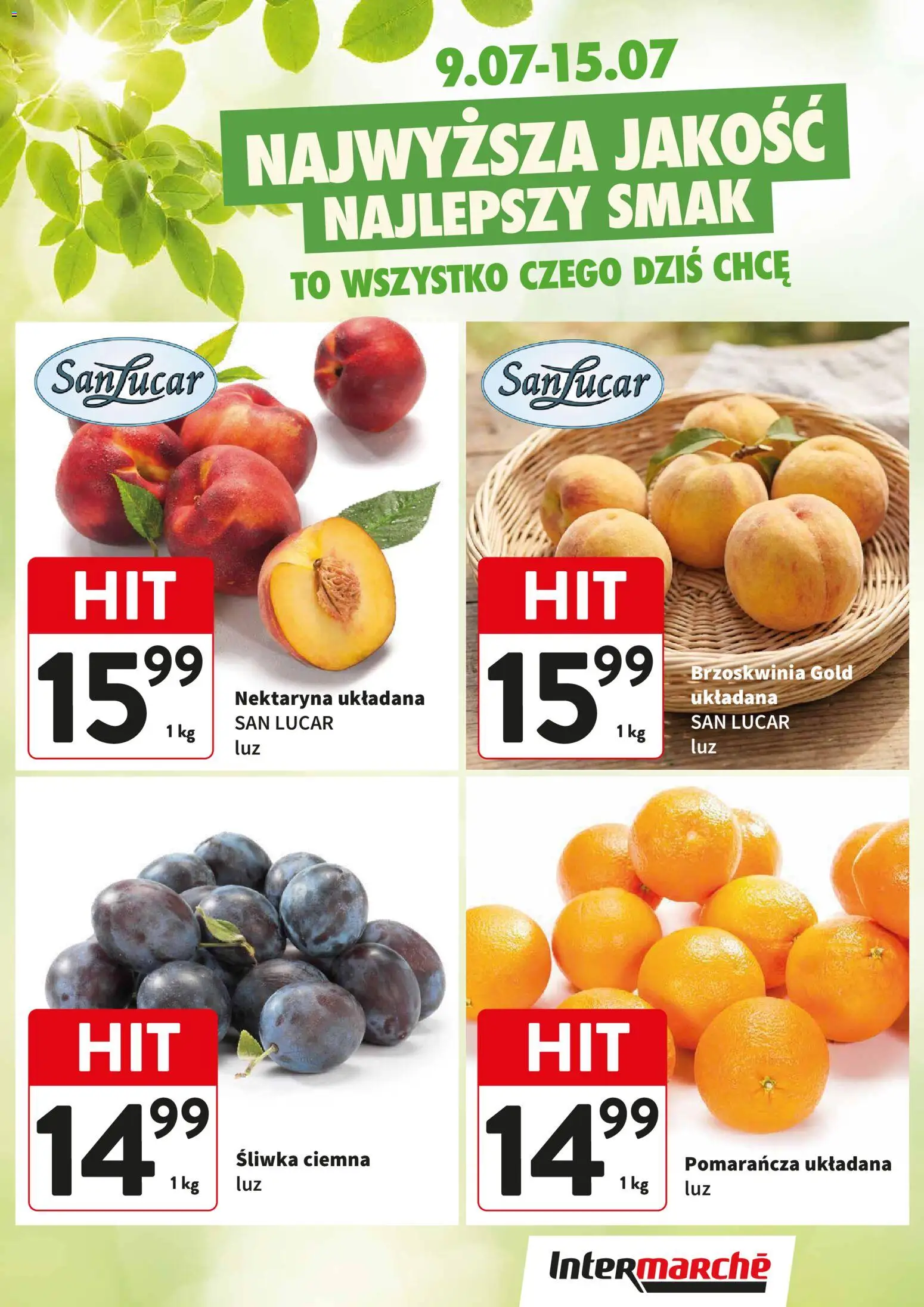 Pogląd gazetki "Intermarche gazetka - Świeży Hit" ze sklepu Intermarche ważnej od 09.07.2026