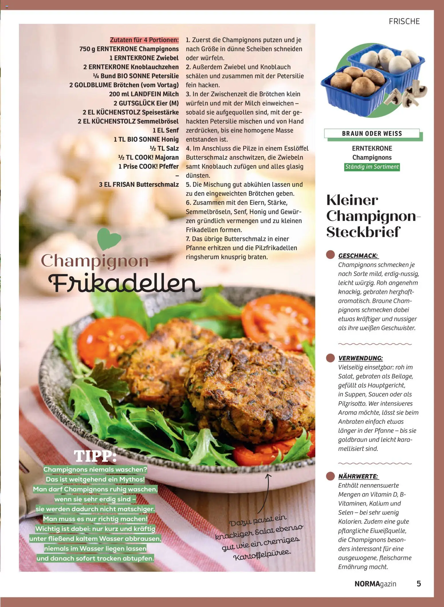 Vorschau von dem Prospekt des Geschäftes Norma, gültig ab dem 01.09.2026 - Salat, Petersilie, Milch, Eier, Knoblauch, Butterschmalz, Pfeffer, Zwiebeln
