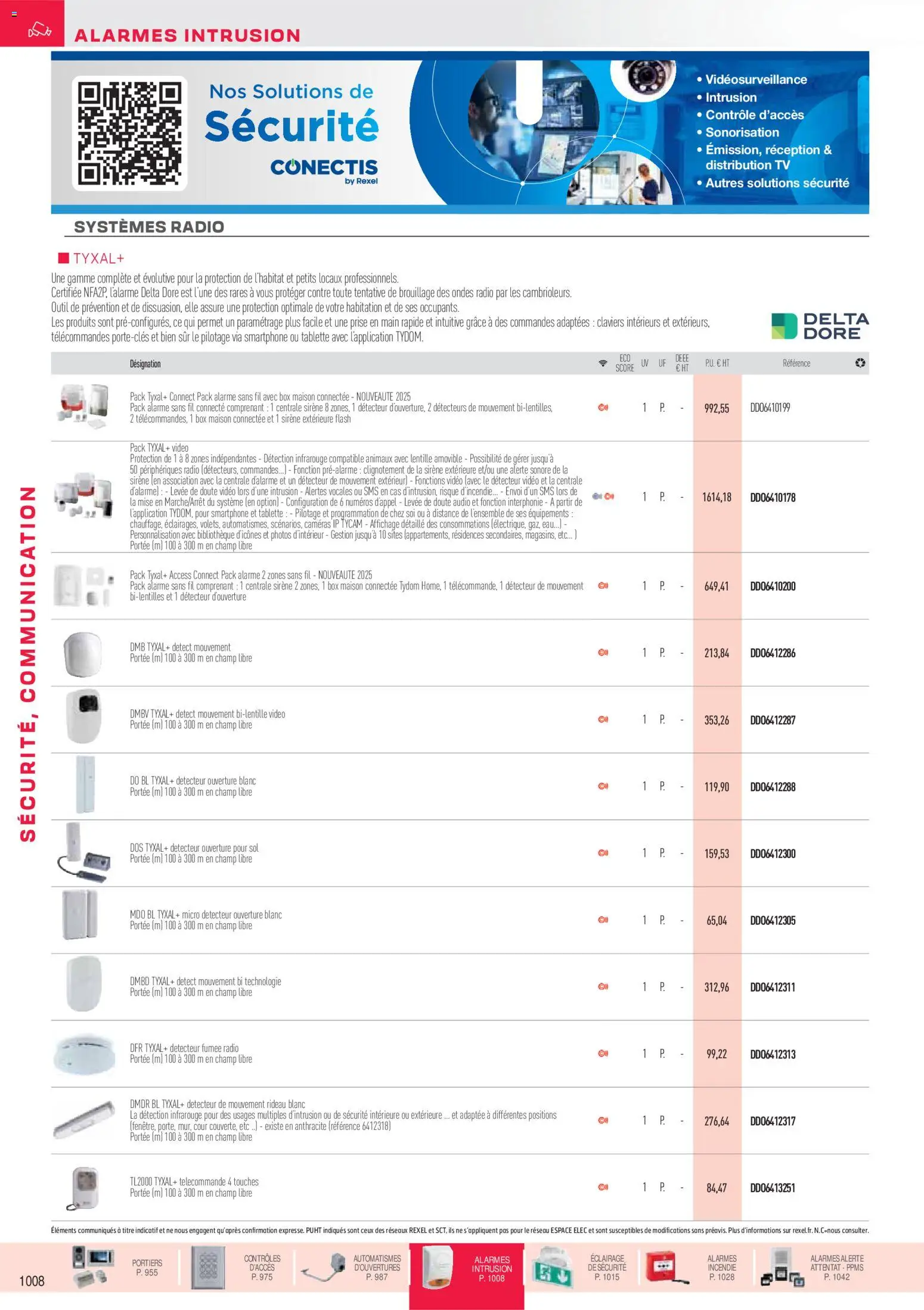 Prévisualisation de Brochure sécurité, communication du magasin Rexel formulaire valide 18/11/2025 - Radio, Smartphone, Tablette, Lentille, Télécommande, Rideau, Prise, Éclairage