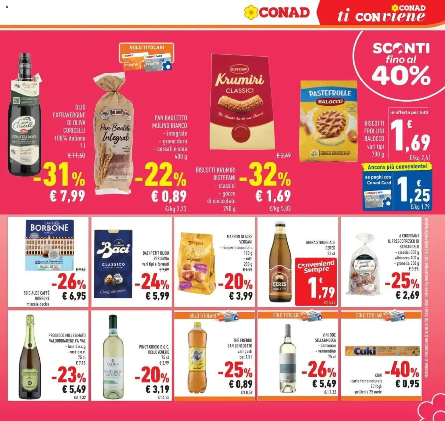 Anteprima dell'opuscolo Conad volantino Rio Saliceto dal negozio Conad valido da 21/10/2026