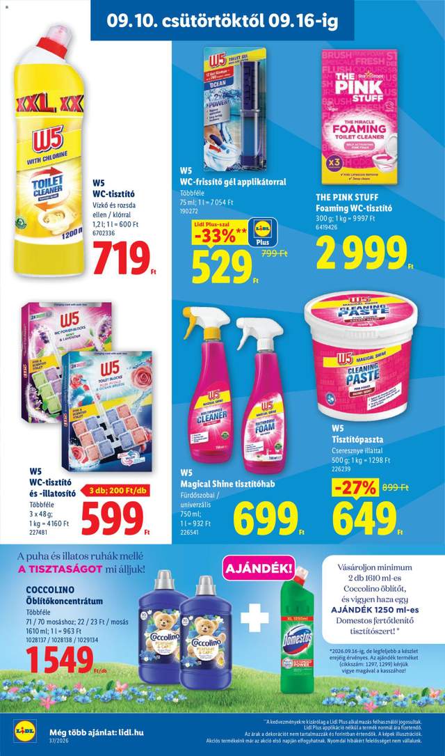 Új Lidl akciós újság 09.10.