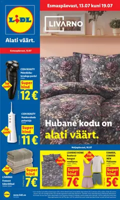 Lidl kliendilehe eelvaade alates 13.07.2026