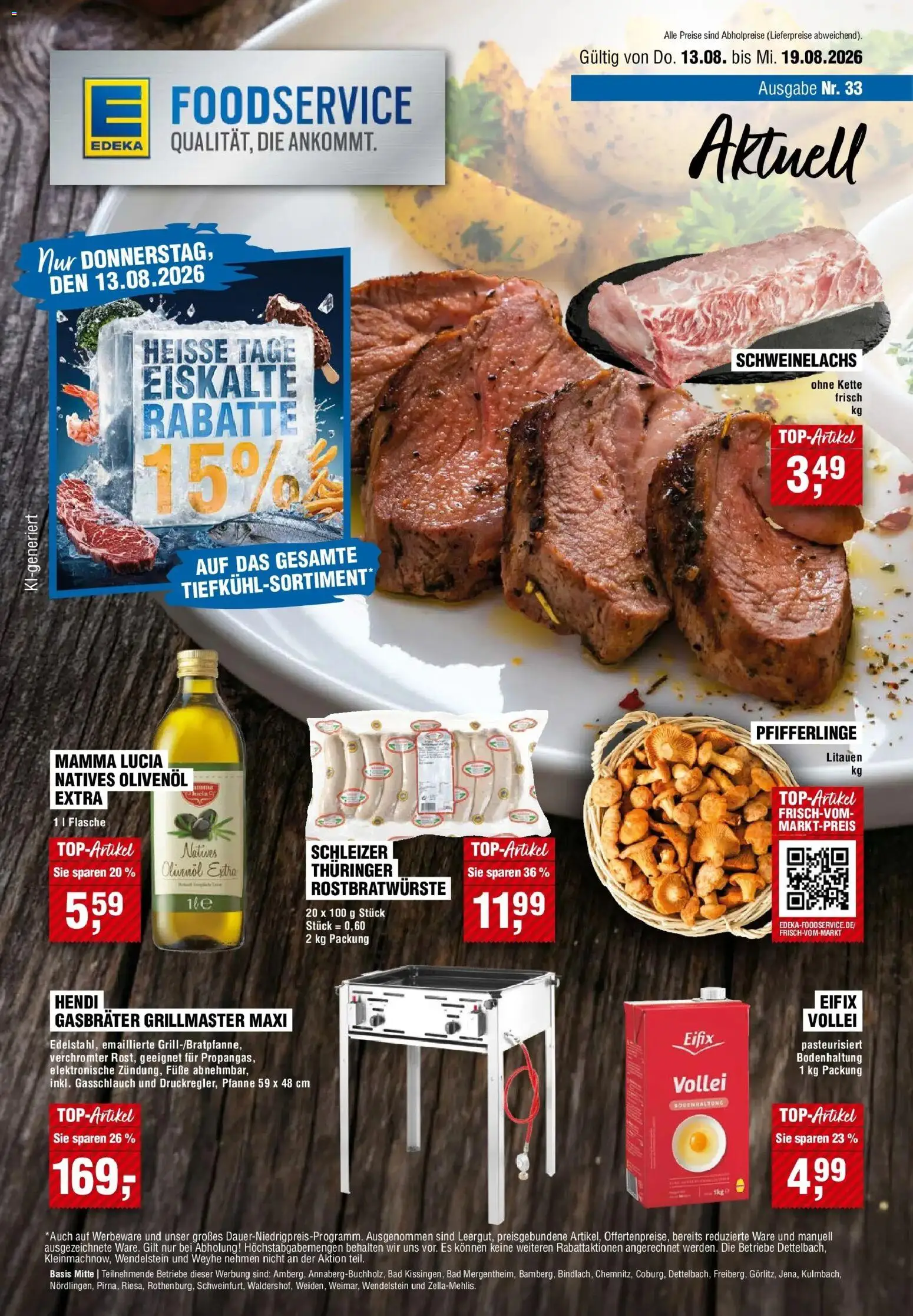 Vorschau von dem Prospekt des Geschäftes Edeka, gültig ab dem 13.08.2026