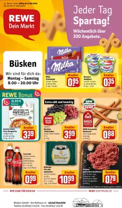 Vorschau von dem Prospekt des Geschäftes Rewe, gültig ab dem 17.08.2026