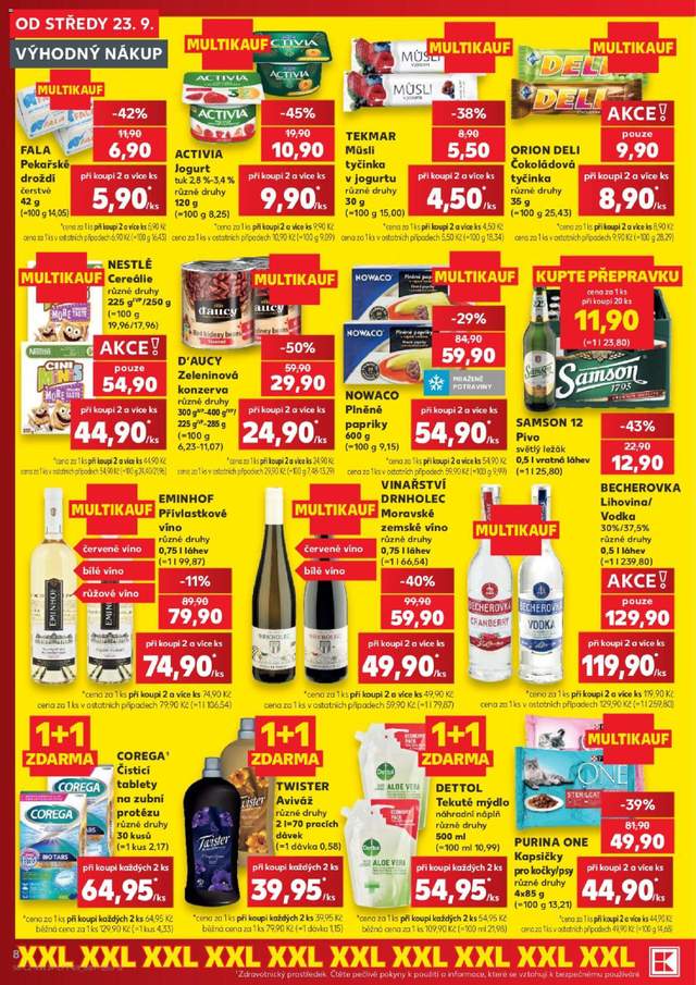 Nový Kaufland leták od 23.09.