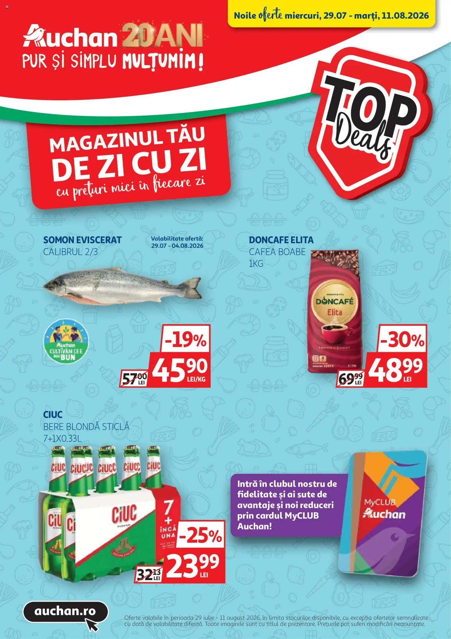 Previzualizarea de cataloage: Auchan Auchan Catalog valabil de la 29.07.2026