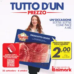 Anteprima dell'opuscolo Italmark volantino dal negozio Italmark valido da 23/09/2026