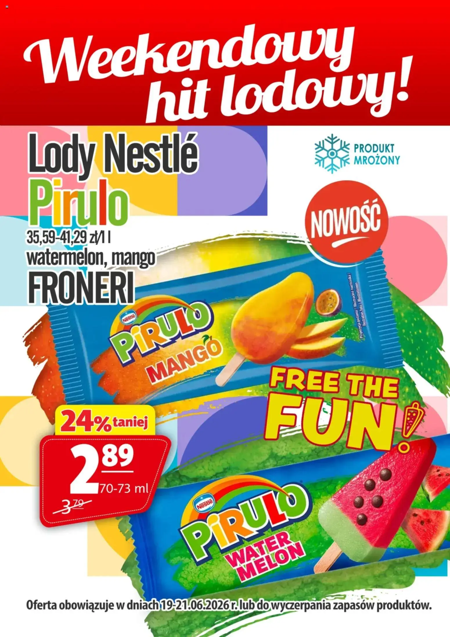 Pogląd gazetki "Prim Market promocja - Lody Purilo" ze sklepu Prim Market ważnej od 19.06.2026