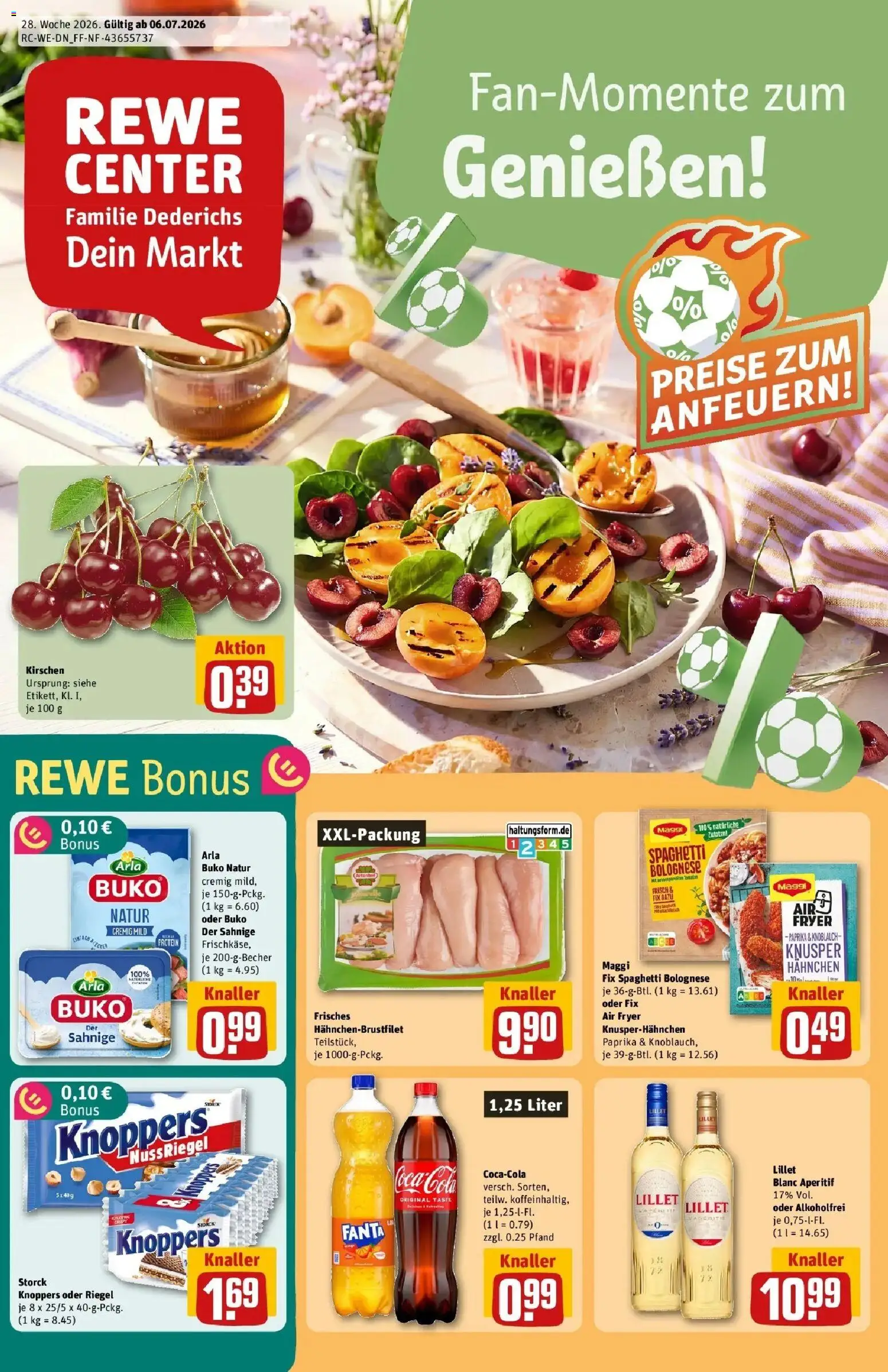 Vorschau von dem Prospekt des Geschäftes Rewe, gültig ab dem 06.07.2026