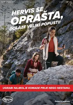 Pregled letka Hervis Katalog trgovine Hervis vrijedi od 06.05.2026