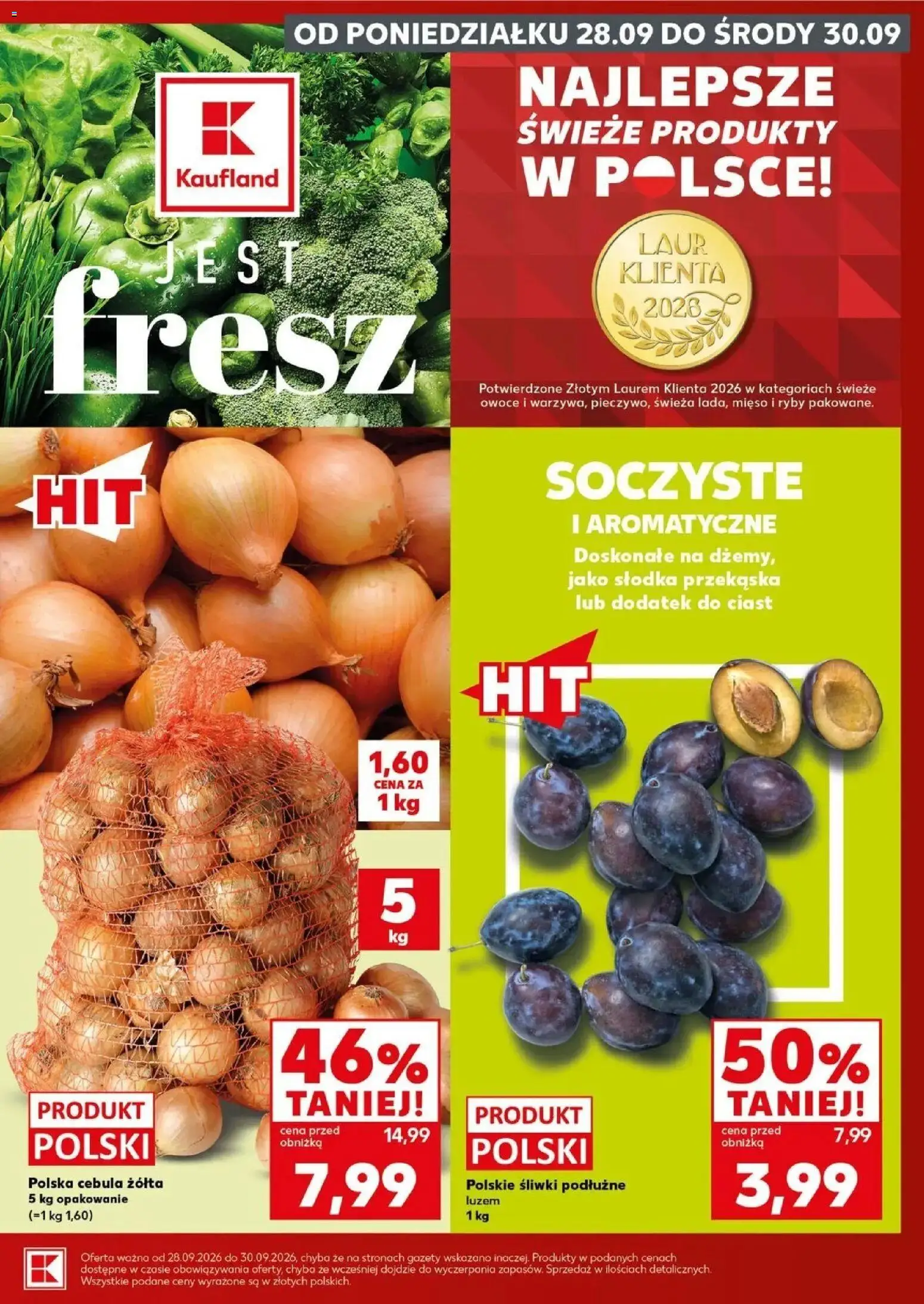Pogląd gazetki "Kaufland gazetka - Mocny start" ze sklepu Kaufland ważnej od 28.09.2026