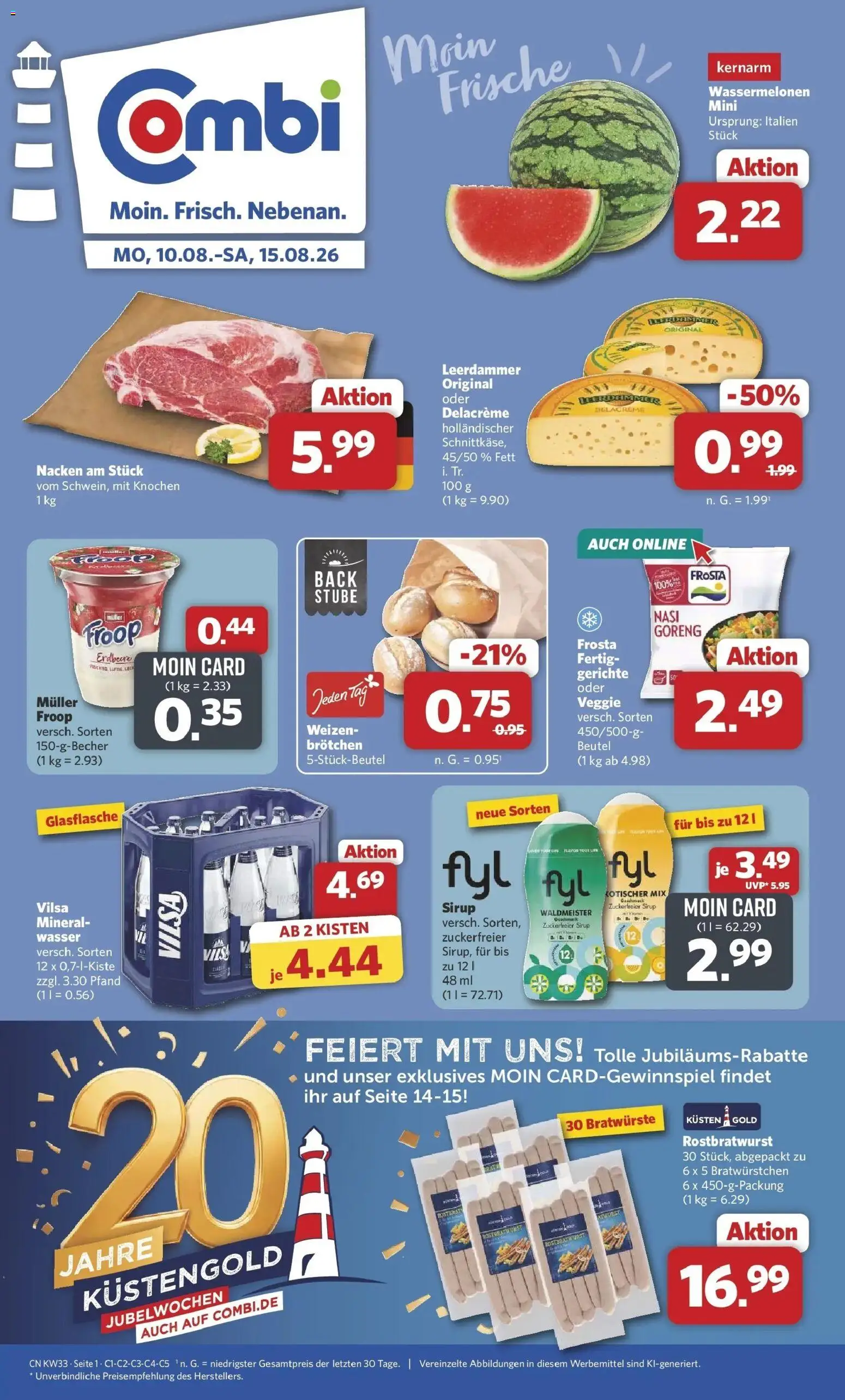 Vorschau von dem Prospekt des Geschäftes Combi, gültig ab dem 10.08.2026