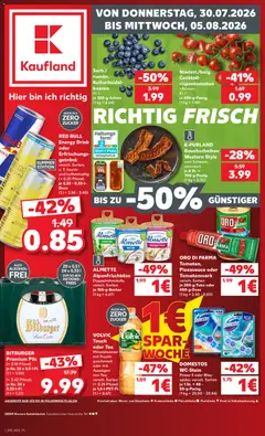 Vorschau von dem Prospekt des Geschäftes Kaufland, gültig ab dem 30.07.2026