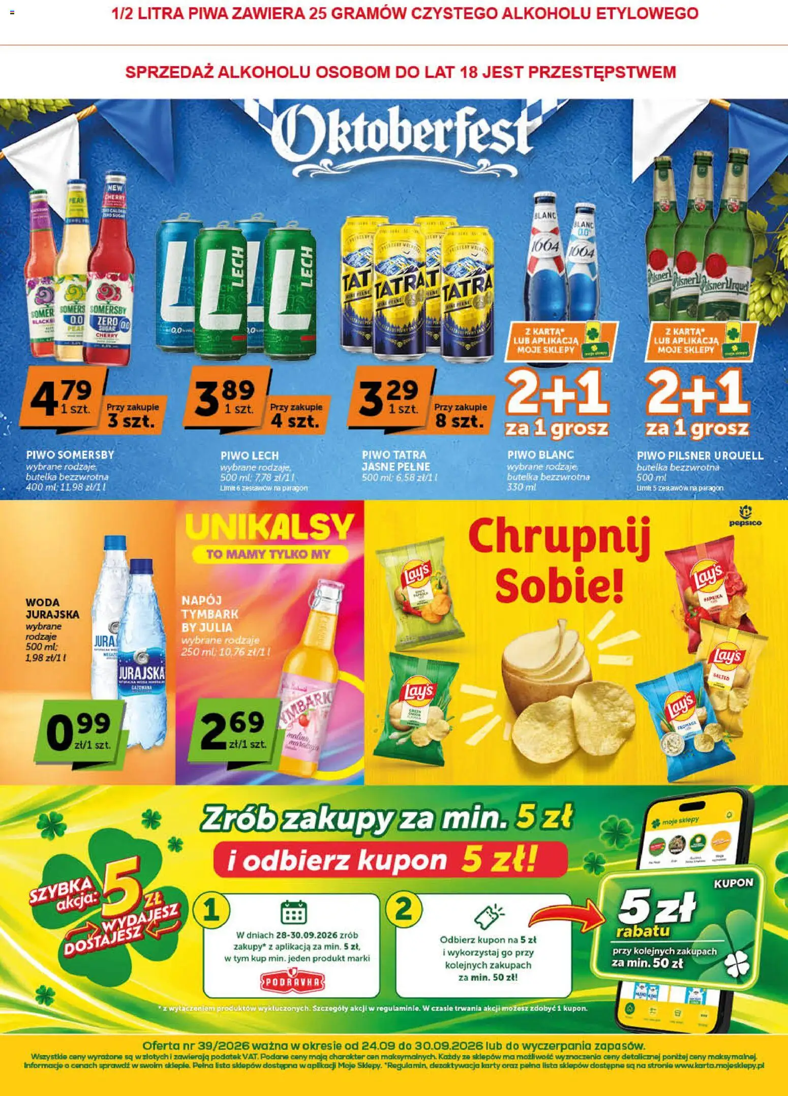 Pogląd gazetki "Groszek gazetka - Minimarket" ze sklepu Groszek ważnej od 24.09.2026