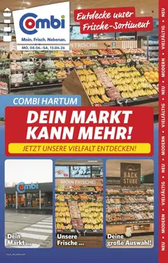 Vorschau von dem Prospekt des Geschäftes Combi, gültig ab dem 08.06.2026