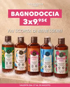 Anteprima dell'opuscolo Yves Rocher catalogo Bagnodoccia dal negozio Yves Rocher valido da 27/08/2026