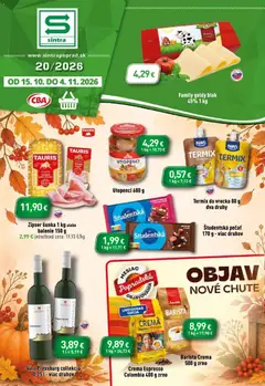 Náhľad Sintra letáku platného od 15.10.2026