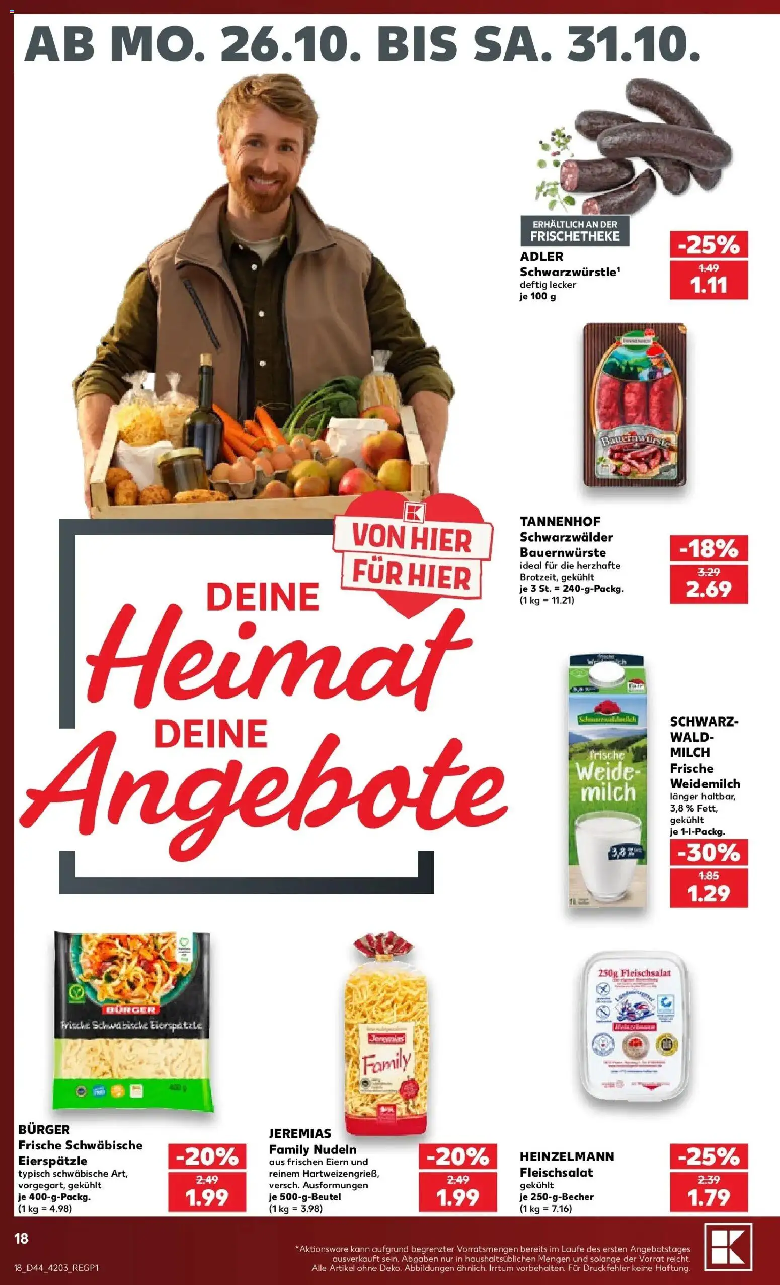 Vorschau von dem Prospekt des Geschäftes Kaufland, gültig ab dem 26.10.2026
