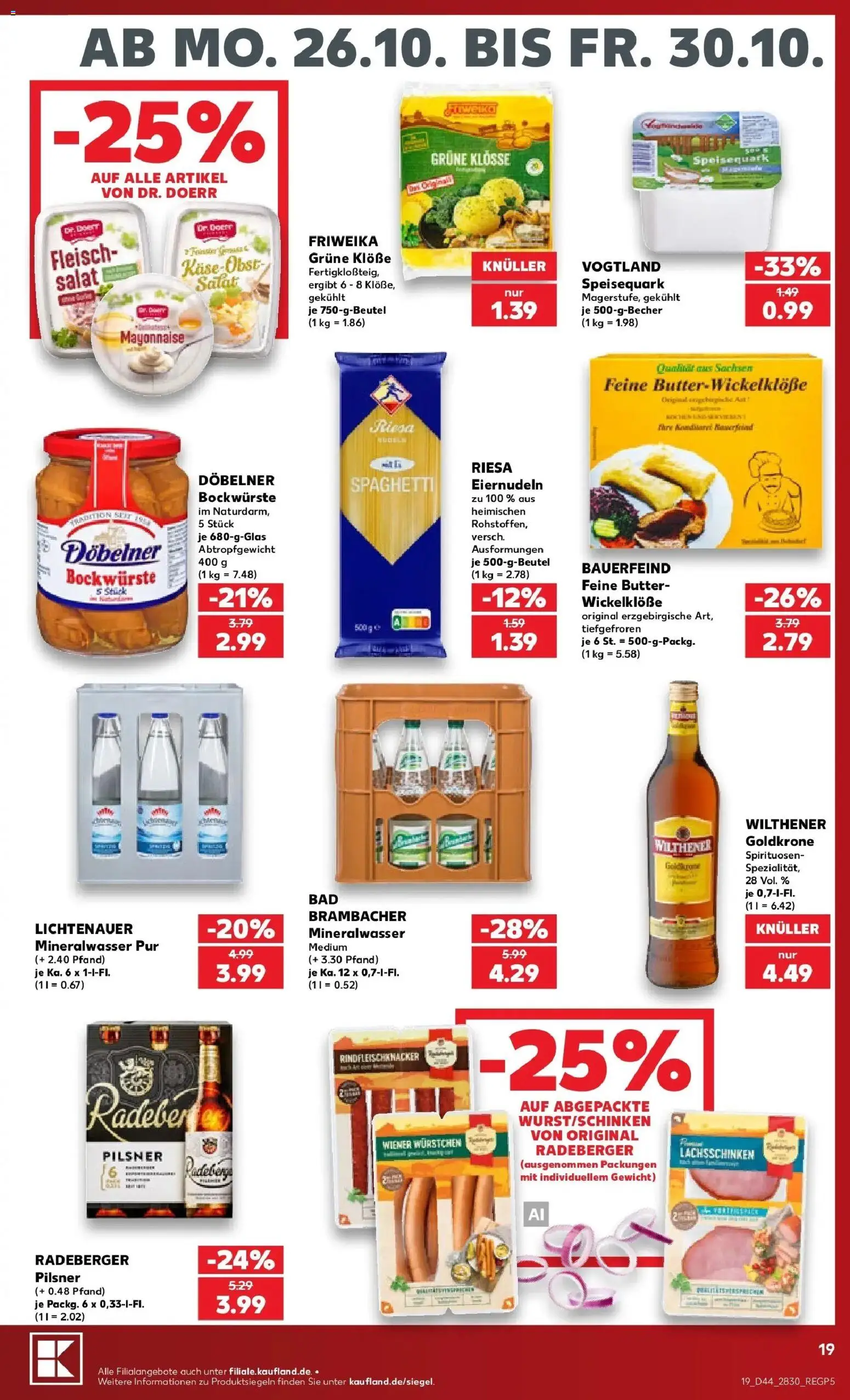 Vorschau von dem Prospekt des Geschäftes Kaufland, gültig ab dem 26.10.2026