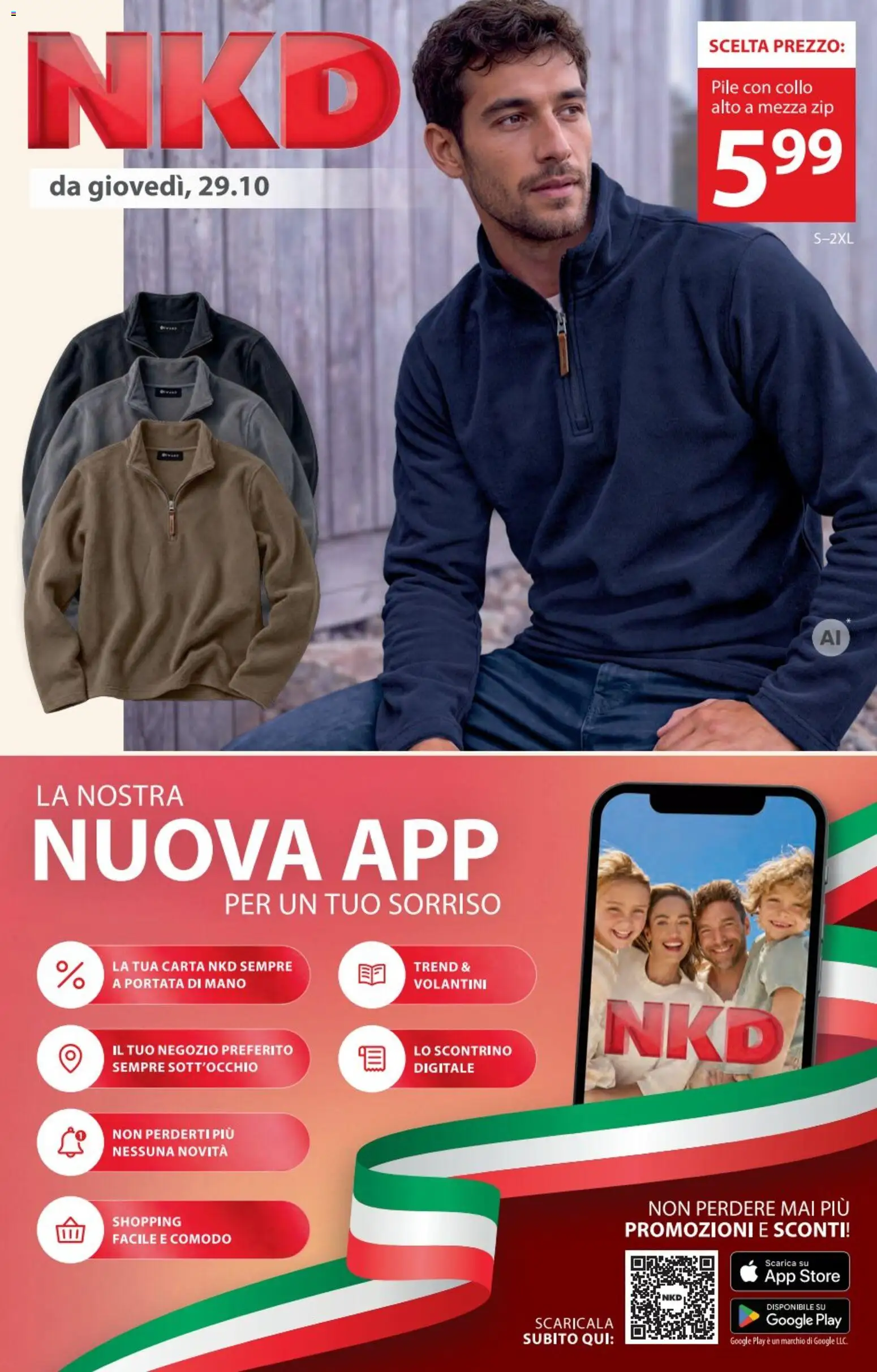 Anteprima dell'opuscolo NKD volantino dal negozio NKD valido da 29/10/2026