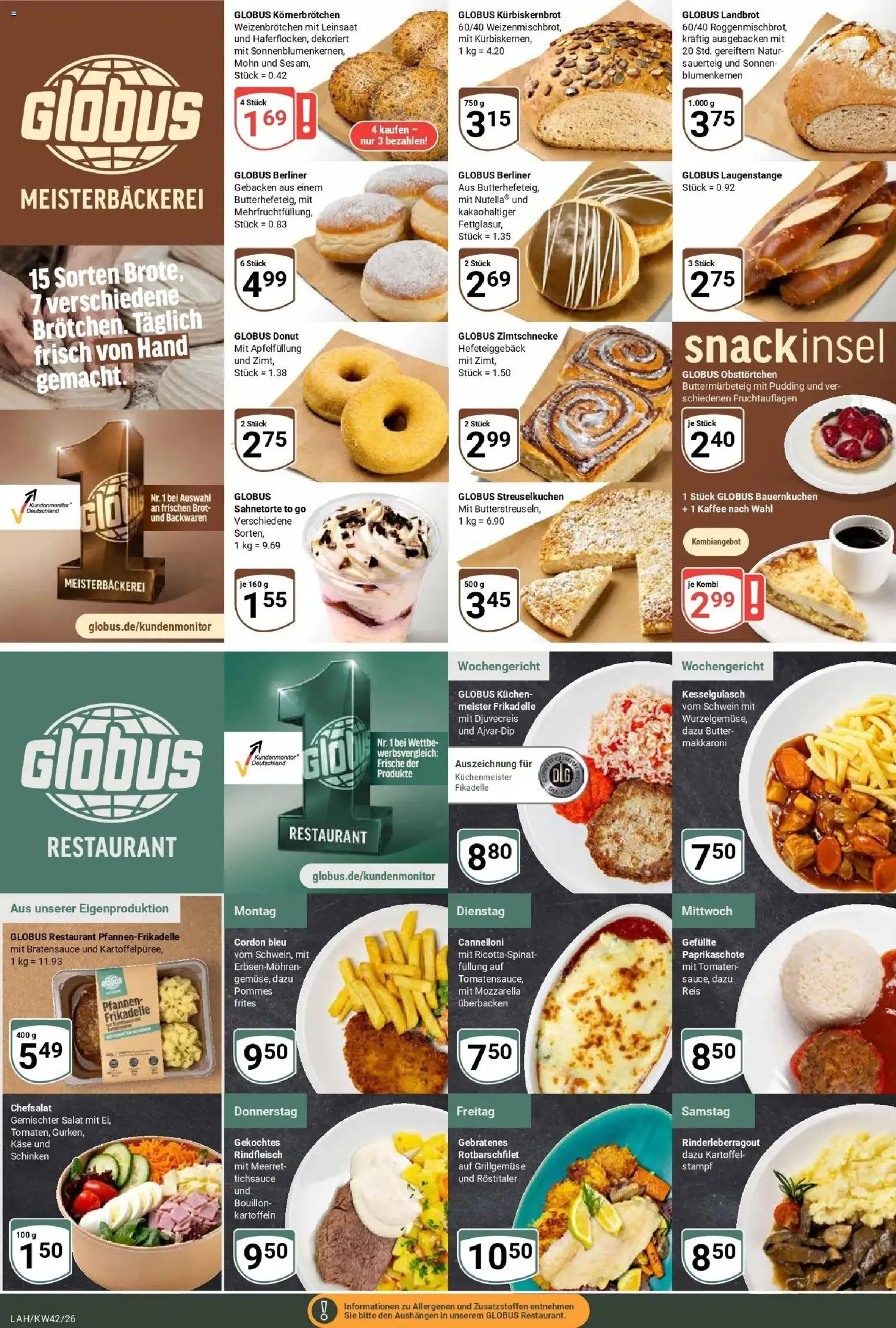 Vorschau von dem Prospekt des Geschäftes Globus, gültig ab dem 12.10.2026
