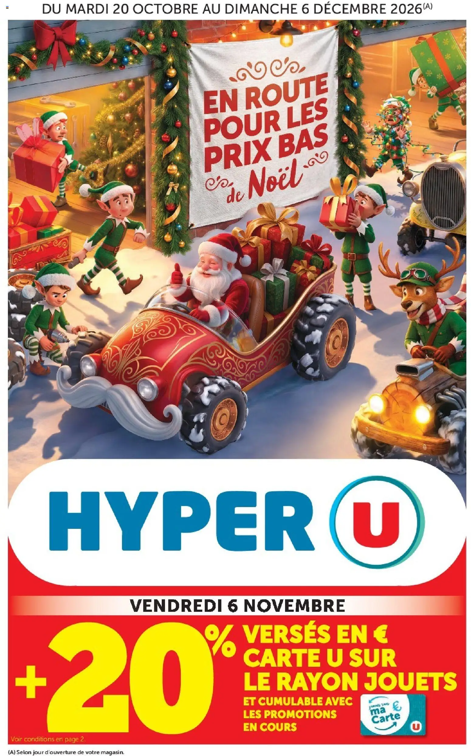 Prévisualisation de Hyper U - Prix bas de Noël du magasin Hyper U formulaire valide 20/10/2026