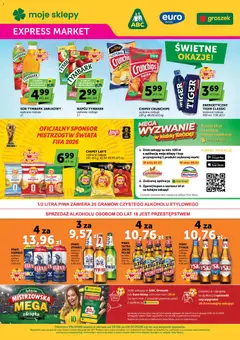 Pogląd gazetki "Groszek gazetka - Expressmarket" ze sklepu Groszek ważnej od 25.06.2026