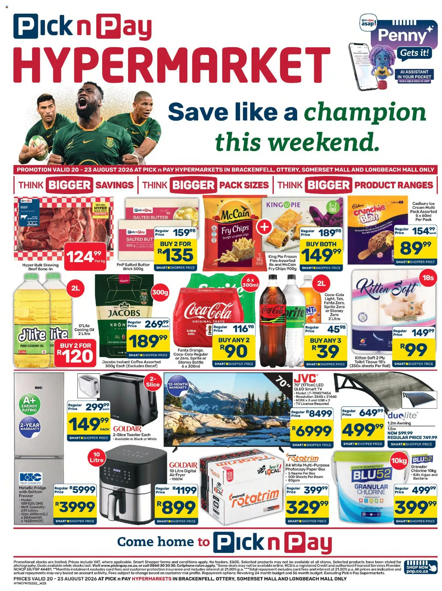 Preview of Pick n Pay flyer valid from 20/08/2026