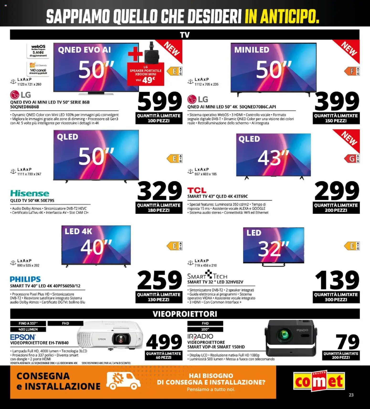Anteprima dell'opuscolo Comet Black Friday dal negozio Comet valido da 29/10/2026